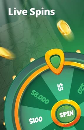 Live spin banner